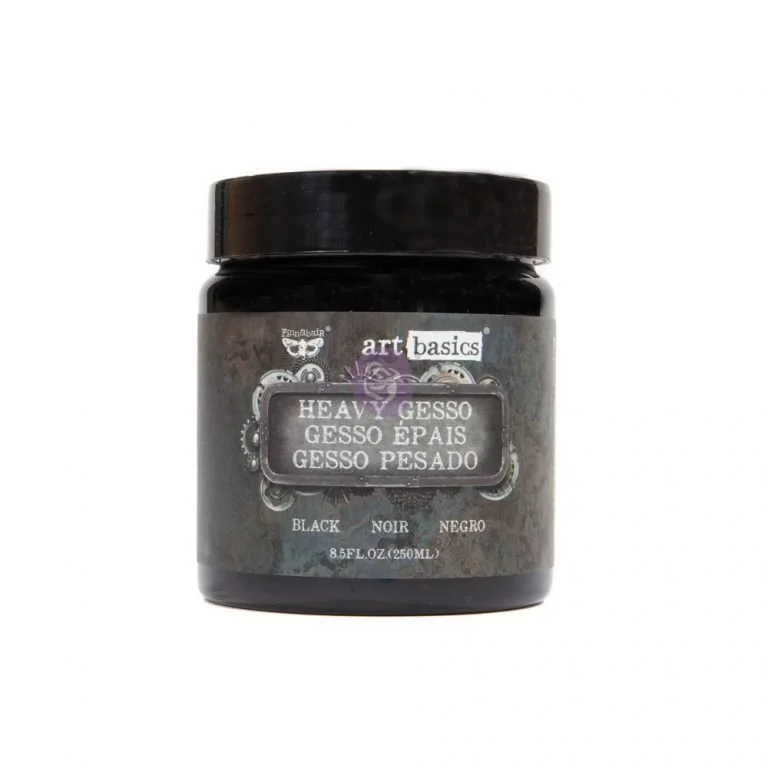 Black Heavy Gesso | Art Basics | Finnabair