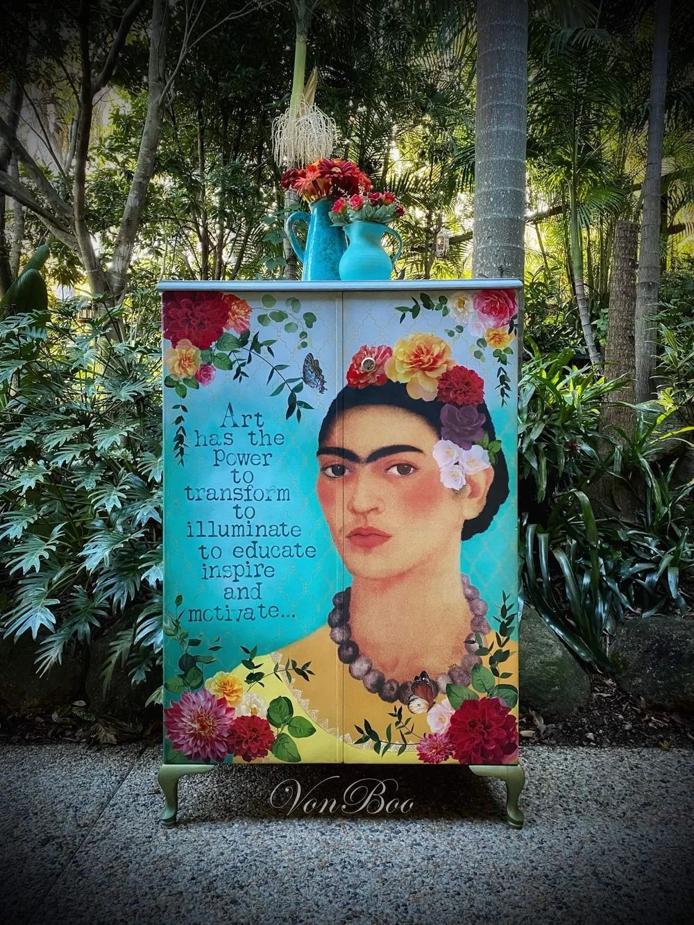 Talking Tables 20 x Yellow Frida Kahlo Print Paper Napkins | Mexican Fiesta, Boho Birthday Outdoor Dining, Disposable Serviettes for Cinco De Mayo, BBQ, Decoupage - 13 x 13