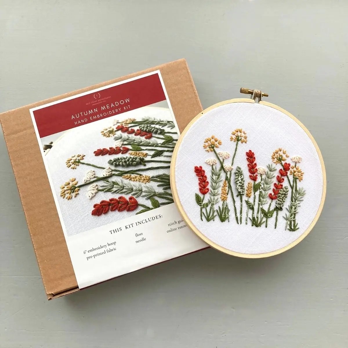 Beginner Embroidery KIT - Autumn Meadow — Flipping Fabulous