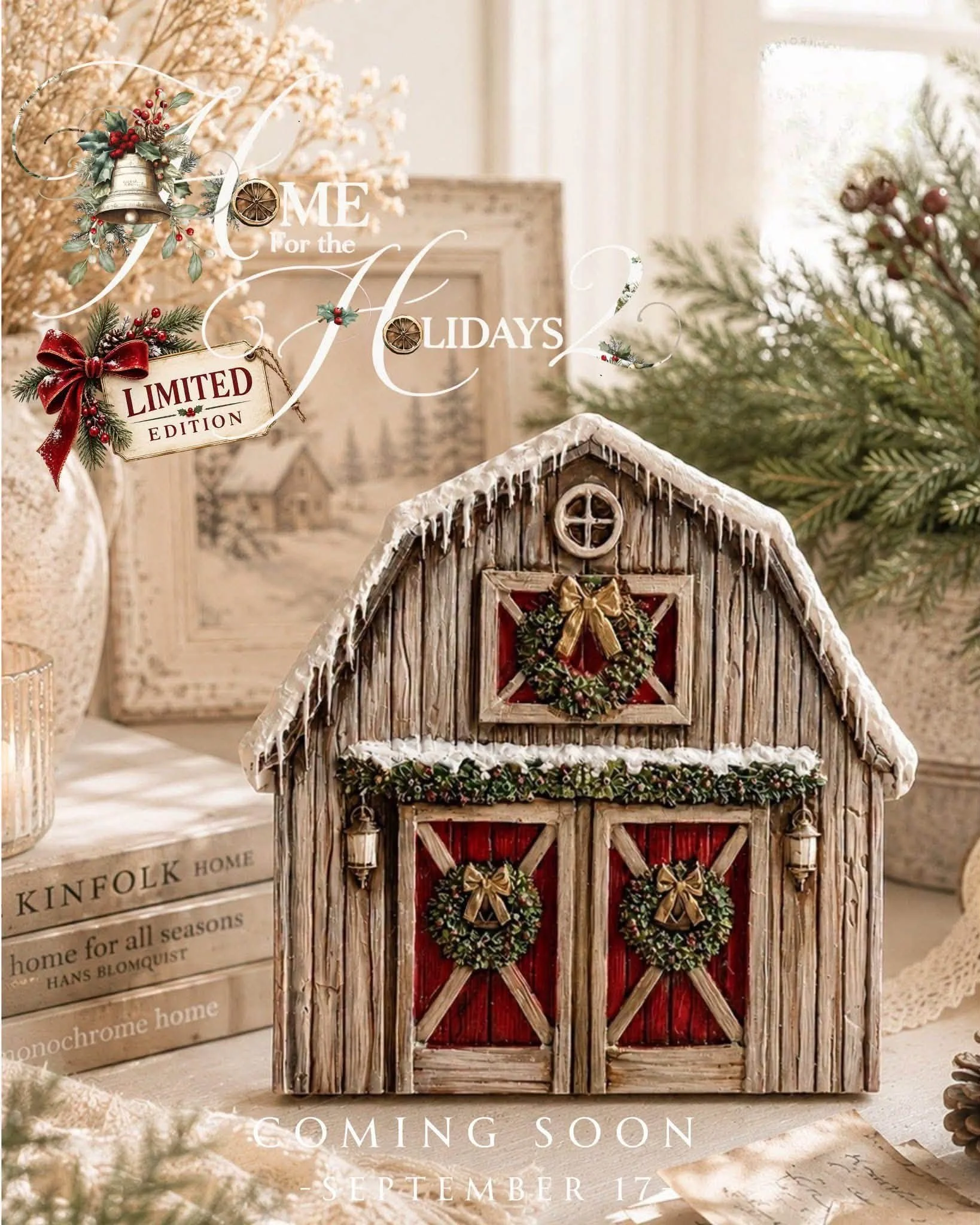Homestead Holiday – 1 pc, 5″x8″x8mm Decor Mould