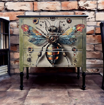 Screenshot 2025-07-11 at 15-21-44 Clockwork Crawler - A1 Size large decoupage paper – Three Yellow Goats.png
