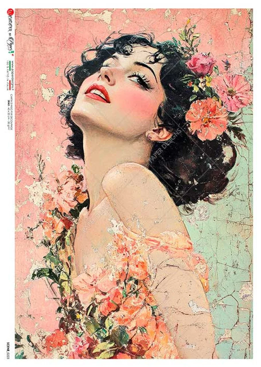 Paper Designs Spring Portrait III Rice Paper