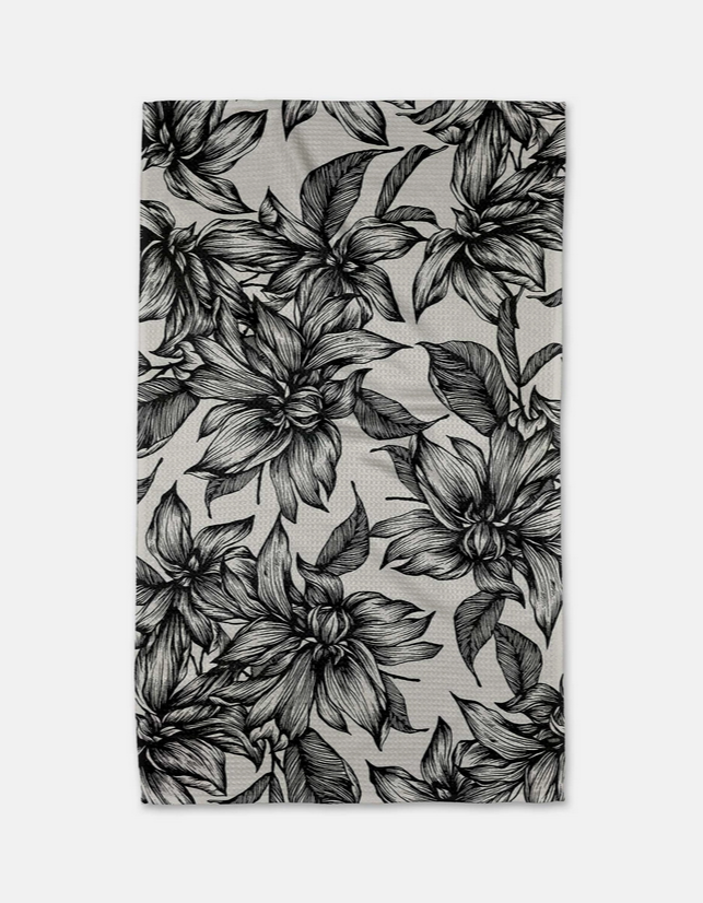 Caring Geometry Tea Towel