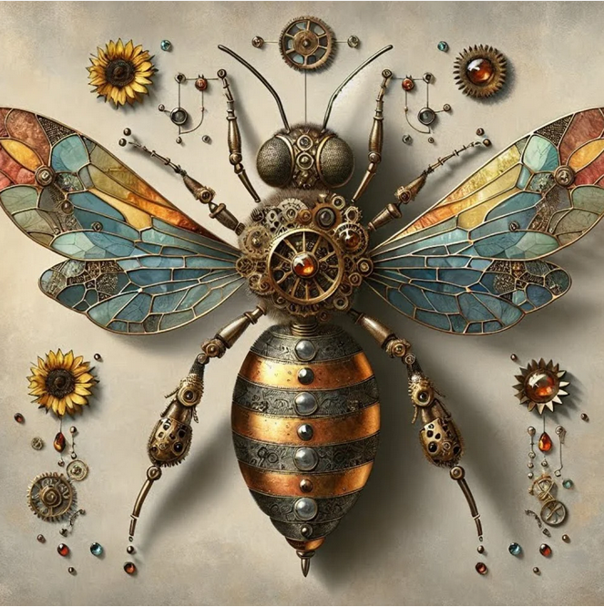 Screenshot 2025-07-11 at 15-21-27 Clockwork Crawler - A1 Size large decoupage paper – Three Yellow Goats.png