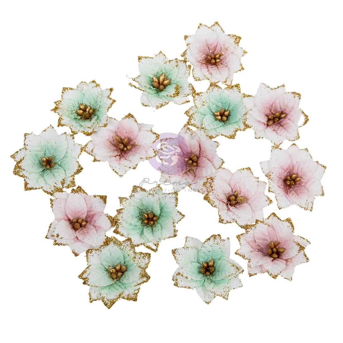 Christmas Blush Collection Flowers -Snowy Morning – 20 pcs