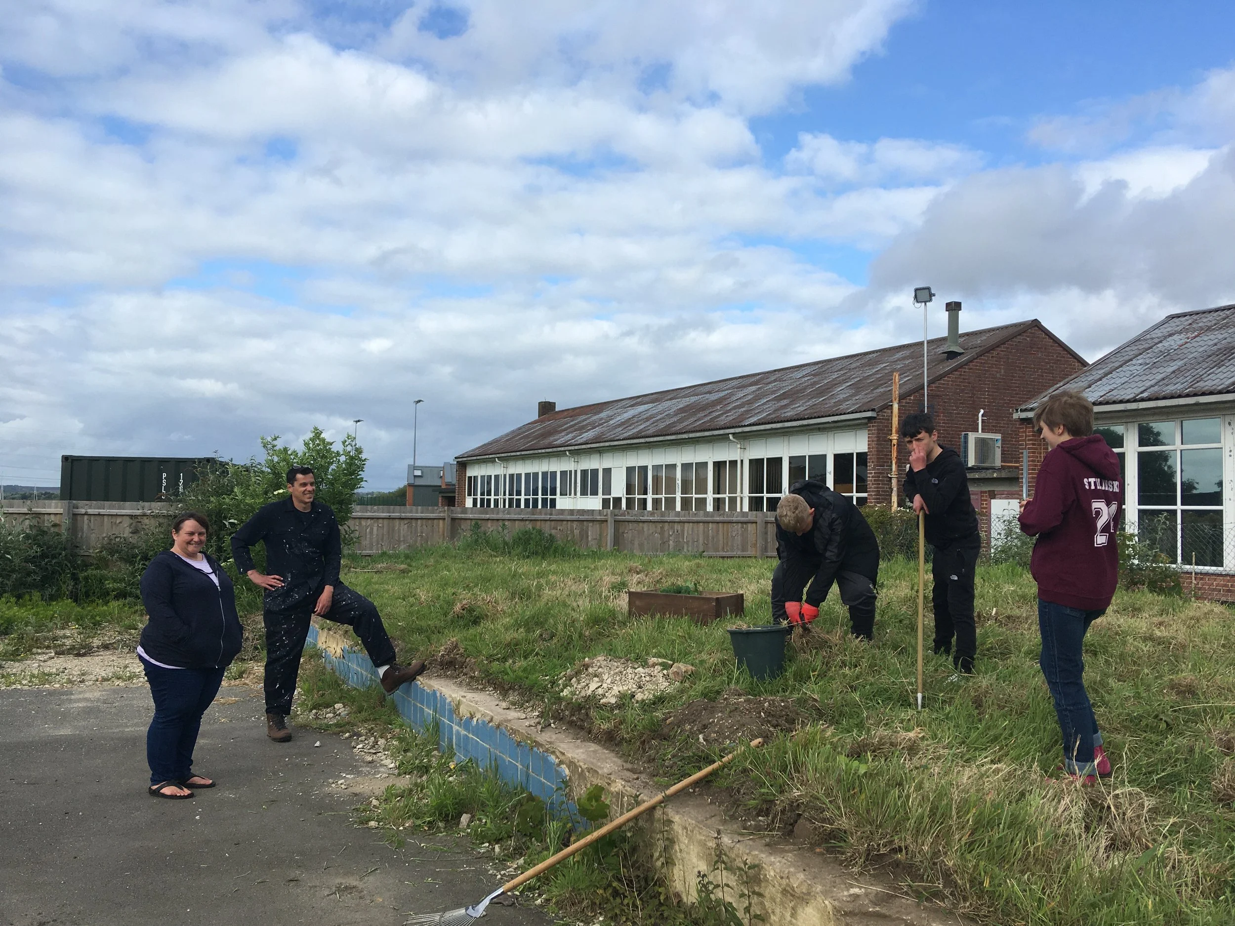 Community Food Growing at Cornerstone Academy coming soon ... 