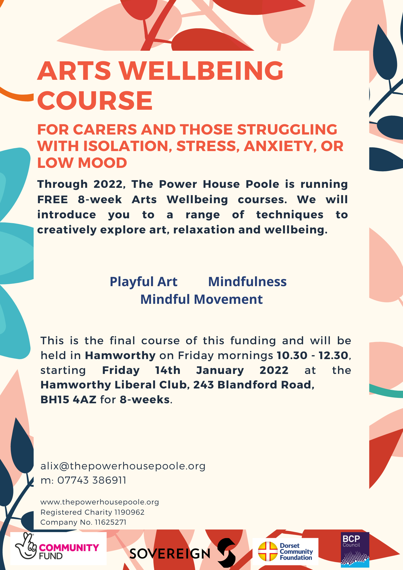 Arts Wellbeing Sessions