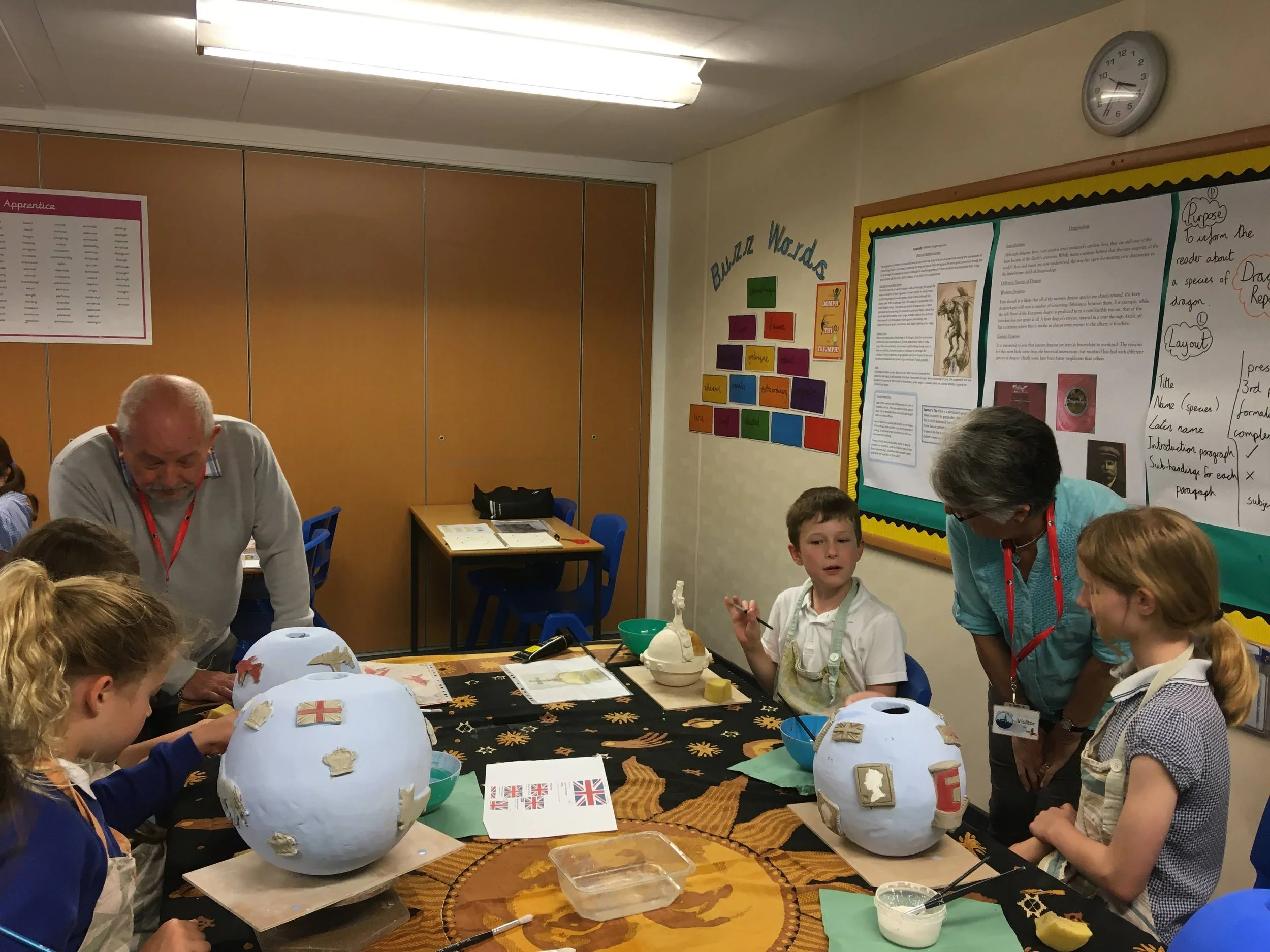 The Clay Shack &amp; Longfleet School Jubilee Globes
