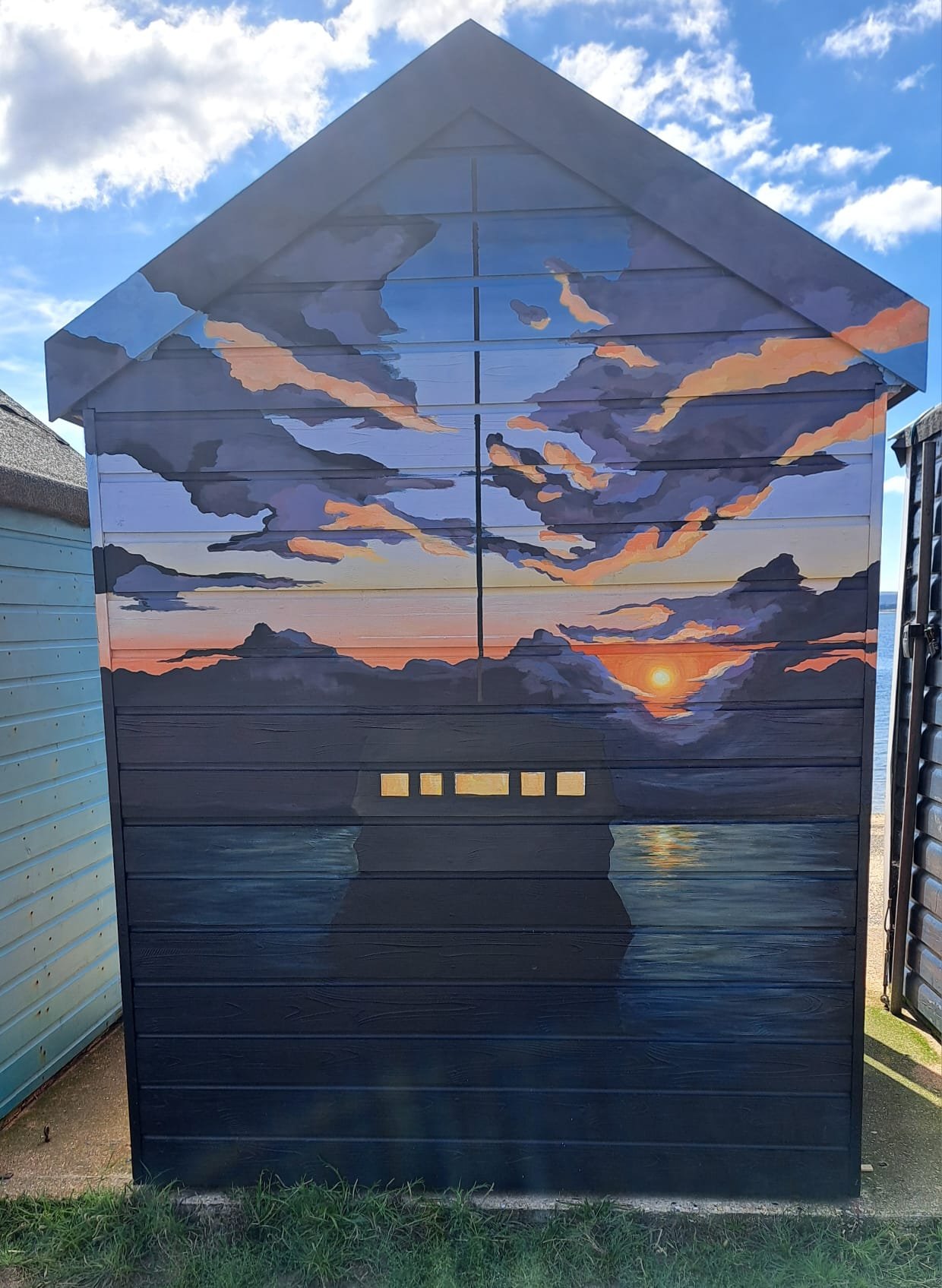 Paintings By The Prom: Hamworthy Beach Huts Art Murals Project