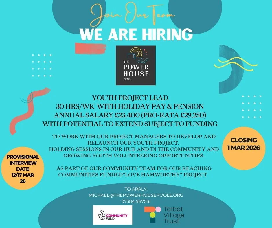 We Are Recruiting ... "Love Hamworthy" Youth Project Lead