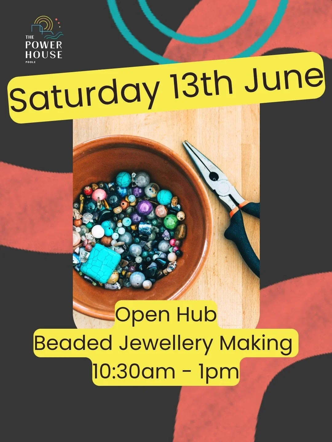 Open Hub: create, connect &amp; be 💛 with Beaded Jewellery Making