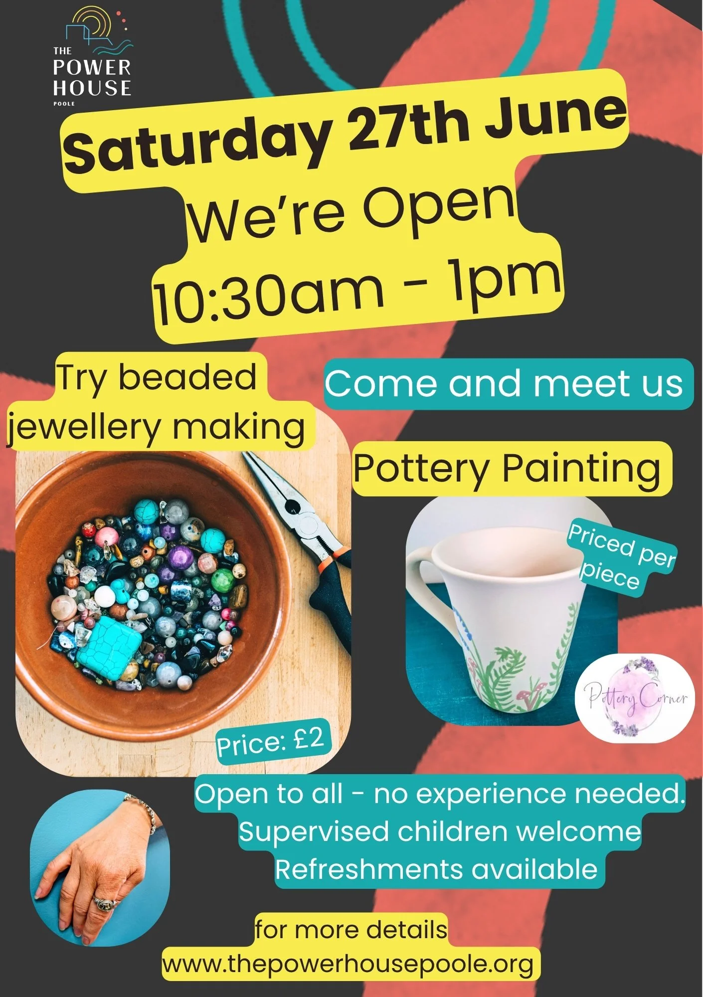 Open Saturday, a friendly space to create, connect &amp; just be 💛  