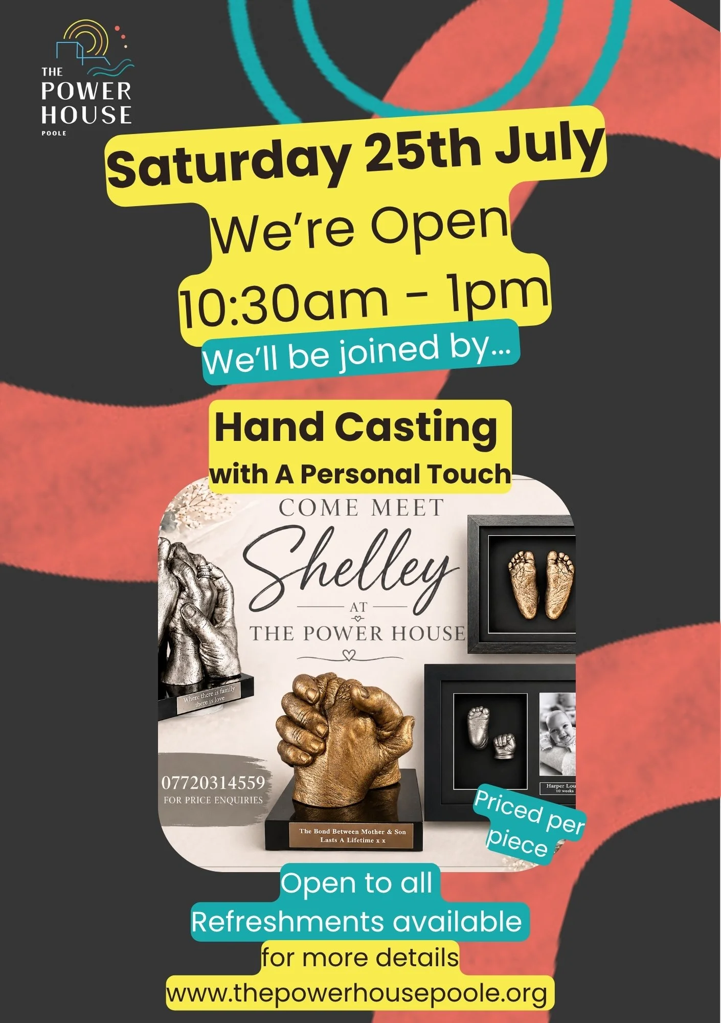 Open Saturday with Shelley from A Personal Touch💛Hand Casting  