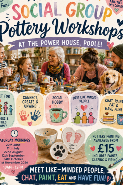 Open Saturday with Pottery Corner 