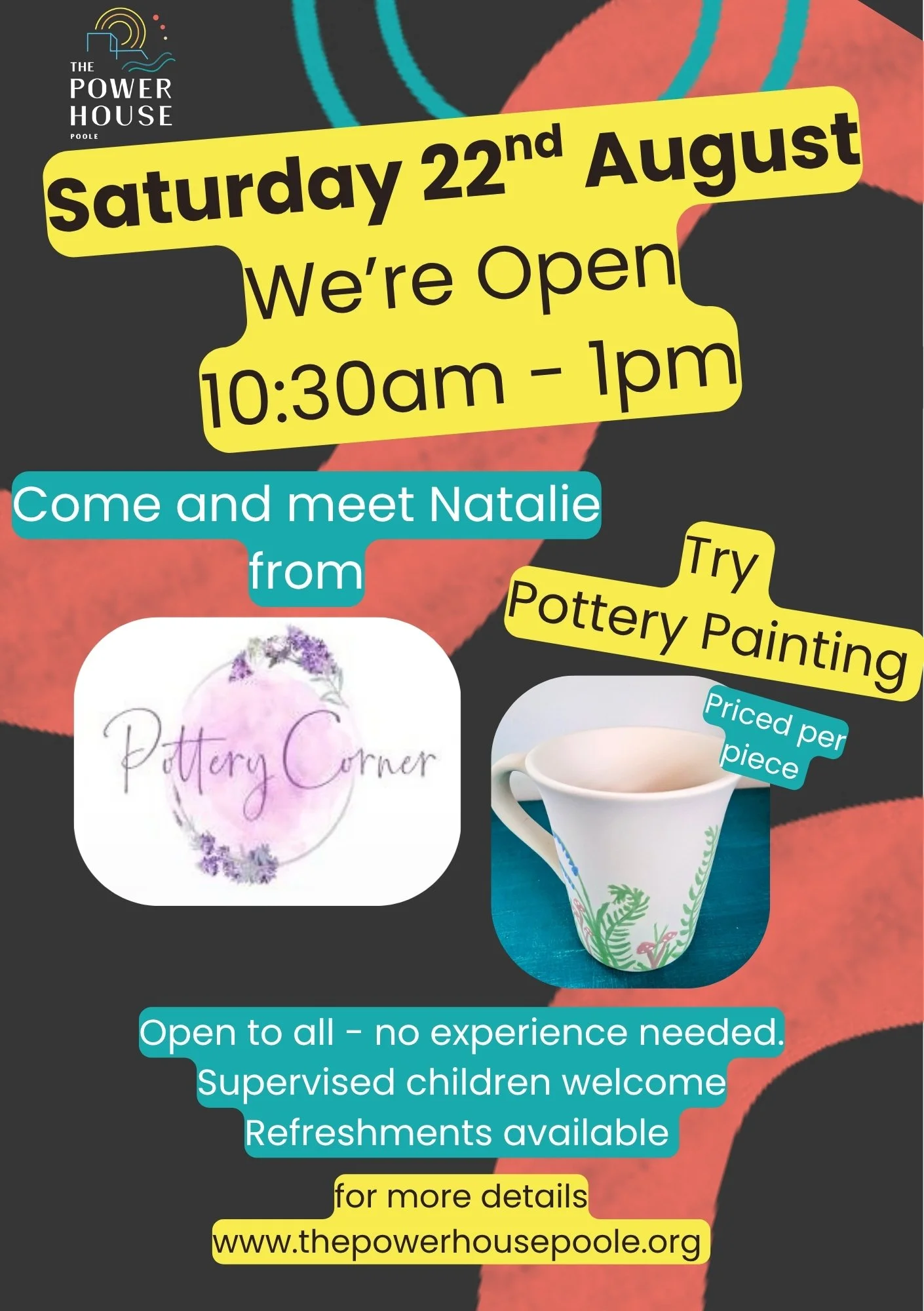Open Saturday with Pottery Corner