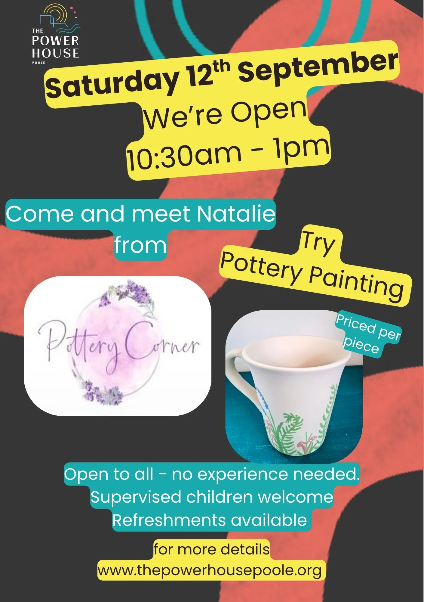 Open Saturday with Pottery Corner