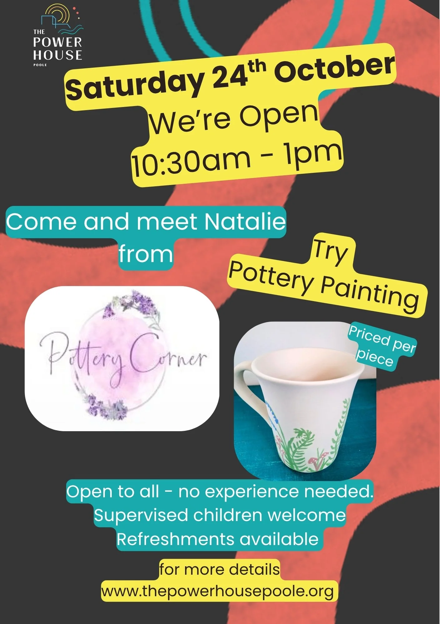 Open Saturday with Pottery Corner