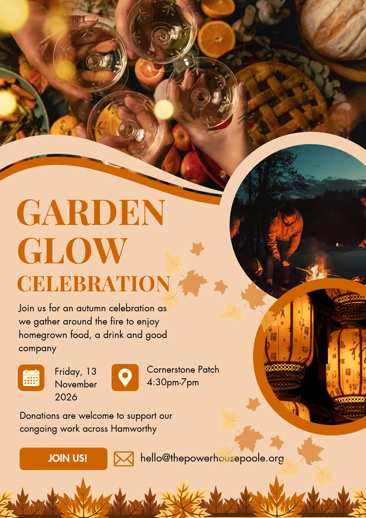 Garden Glow! Our annual Autumn Celebration