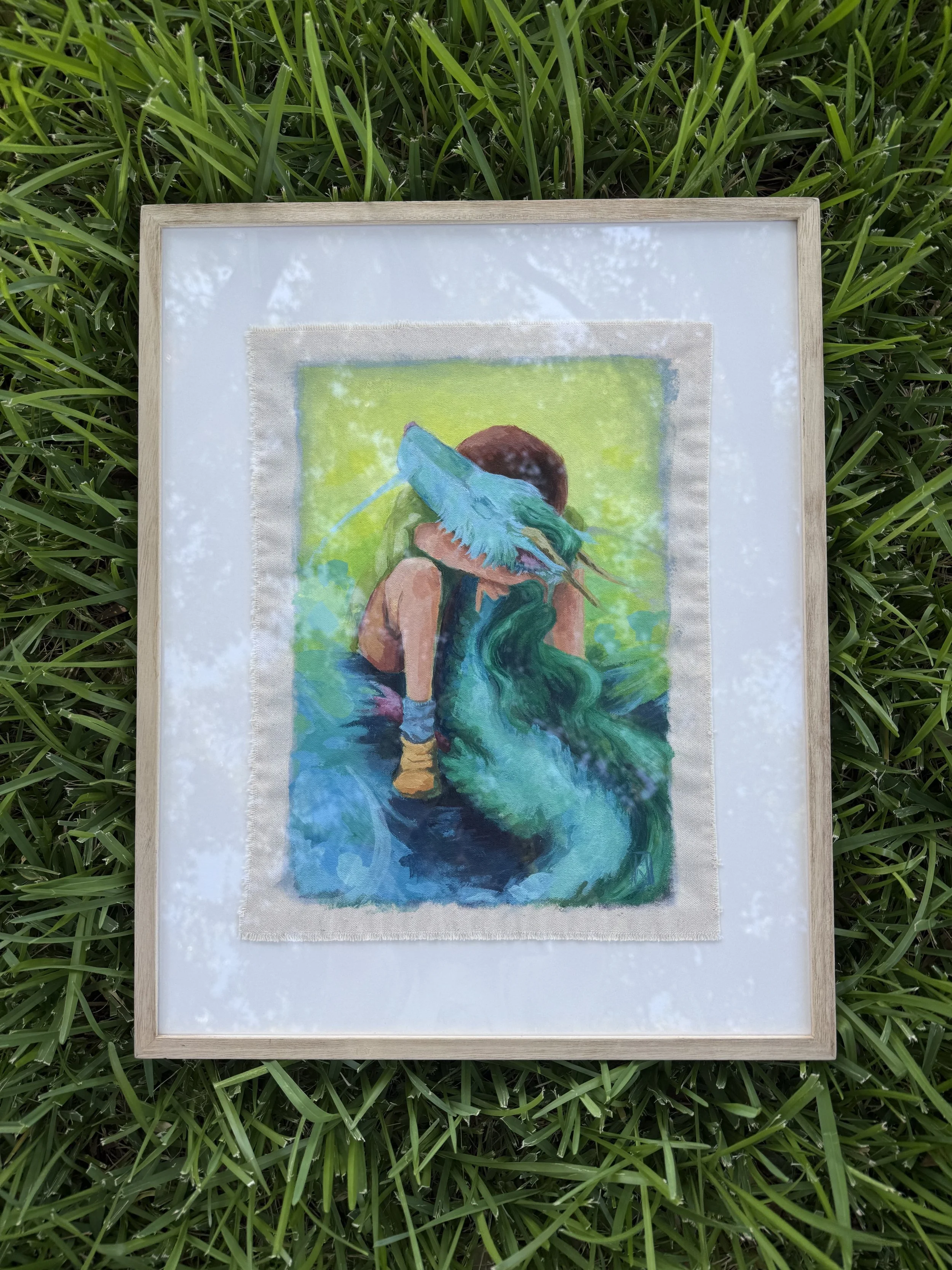 Reunion - Chihiro and Haku Painting