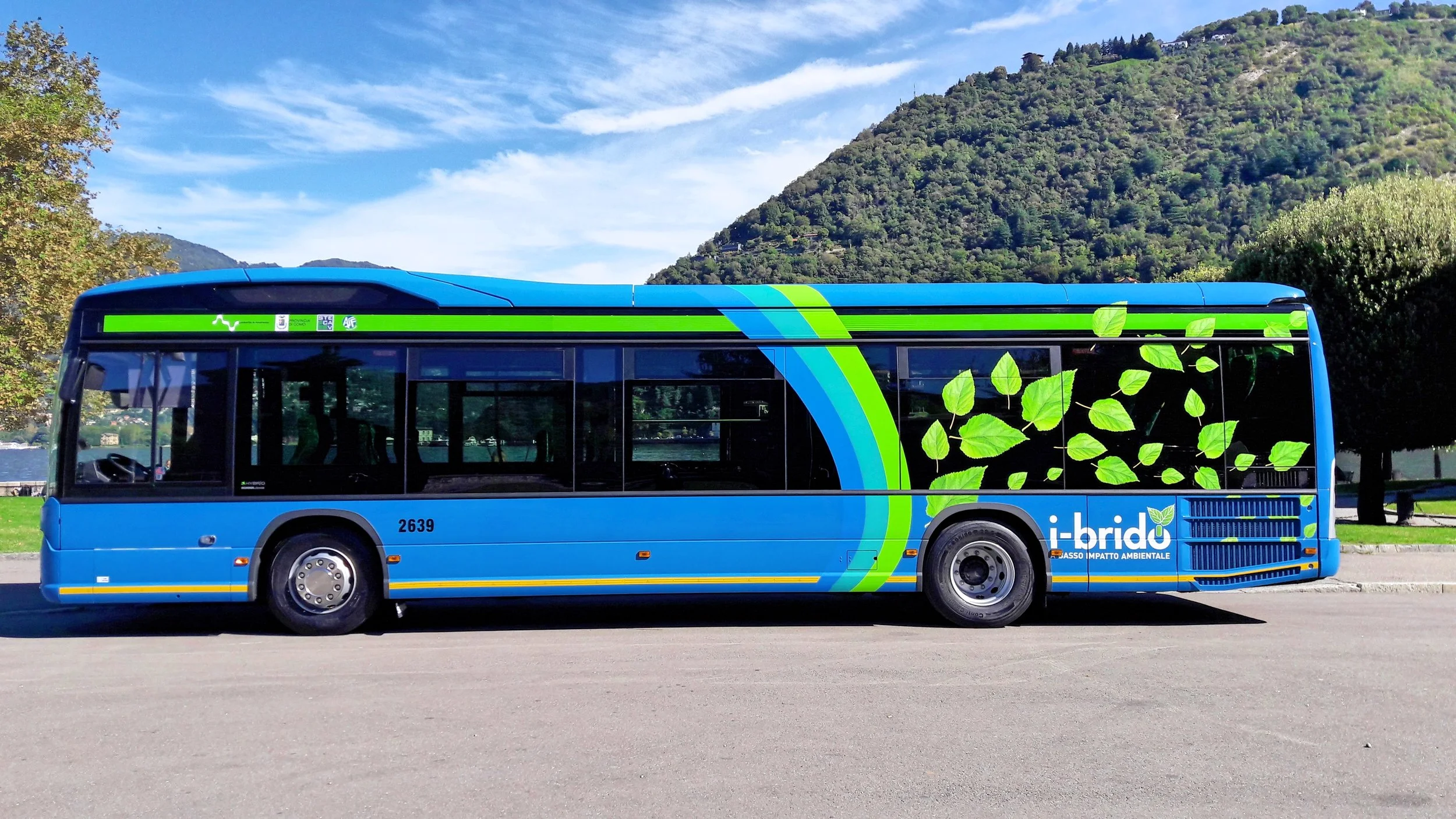A typical ASF blue bus (Image via www.trasporti-italia.com)