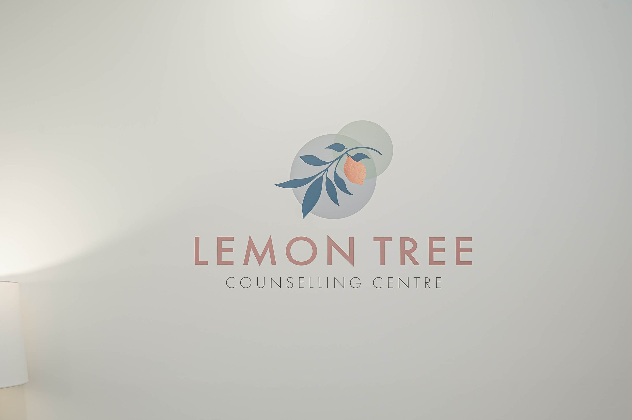 Lemon Tree Counselling Centre - Logo on the waiting room wall.jpg