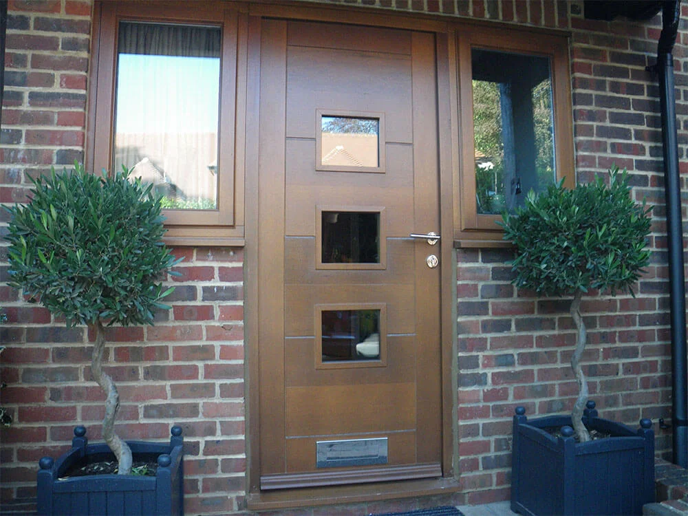 Bespoke Front Door, Frame and Side Windows