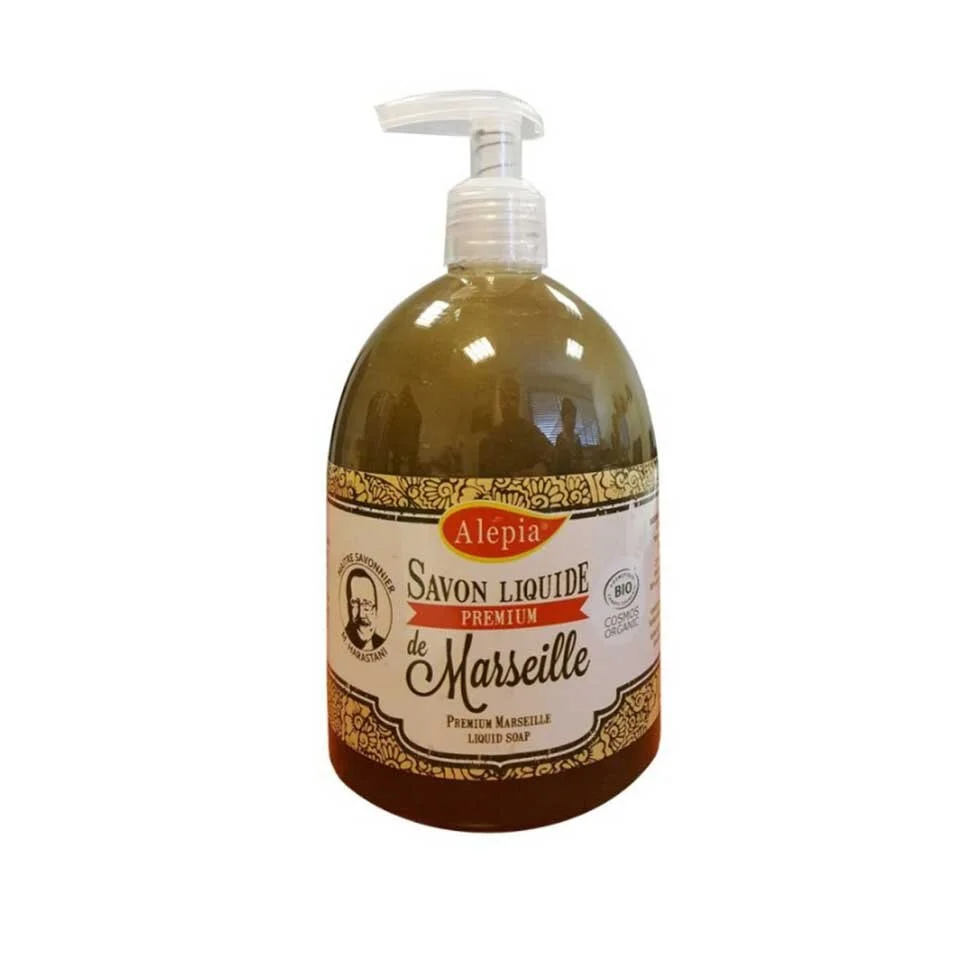 Savon De Marseille Liquide Bio 500 Ml Premium Boutique Alepia