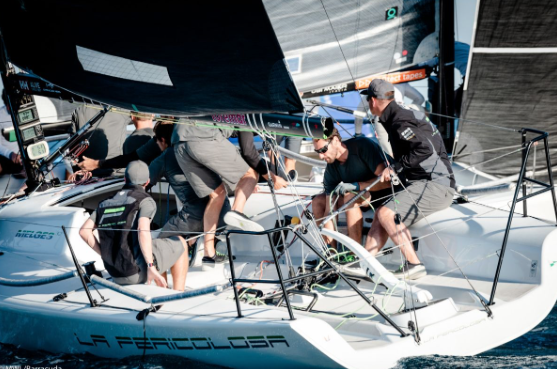 THE GERMAN CREW OF LA PERICOLOSA DEFENDS THE LEADERSHIP OF THE MELGES 32 WORLD CHAMPIONSHIP AT THE EVE OF THE FINAL DAY