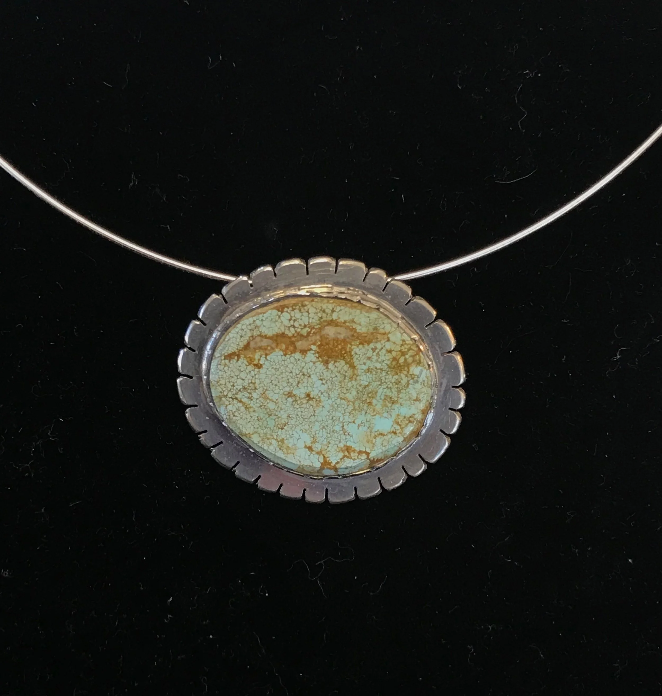 Cerrillos Turquoise Pendant