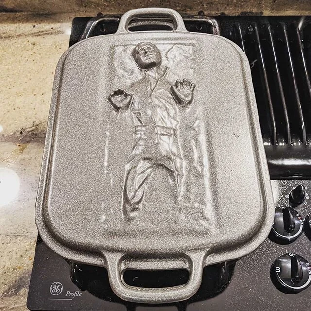 New Le Creuset pan finally arrived...
#hansolo #mandalorian #bountyhunter #starwars #lecreuset