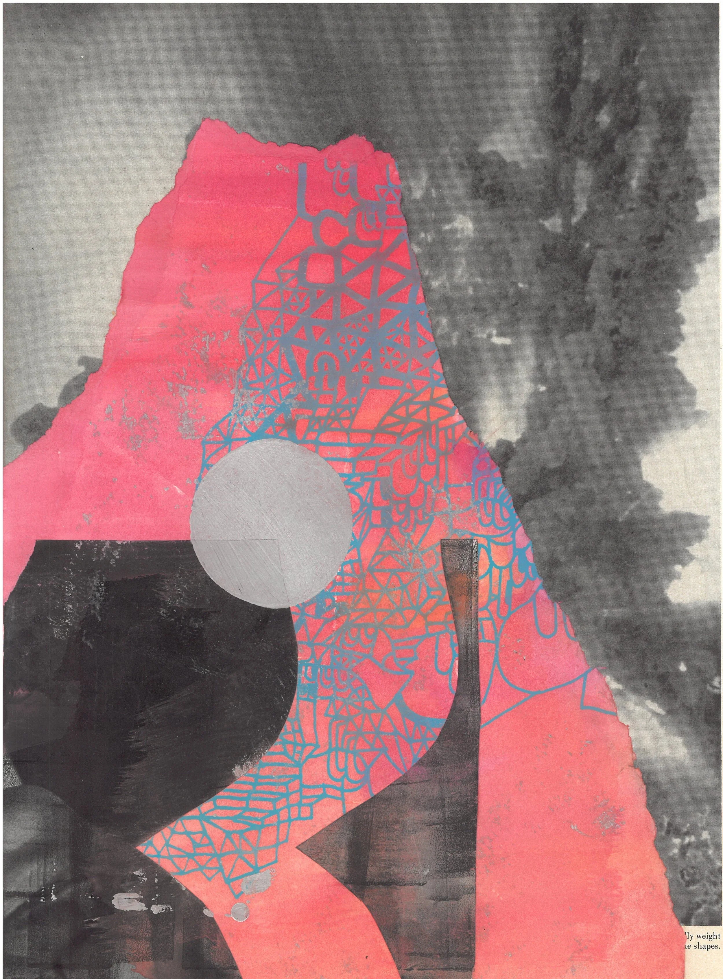 Watercolor Mountain Collage