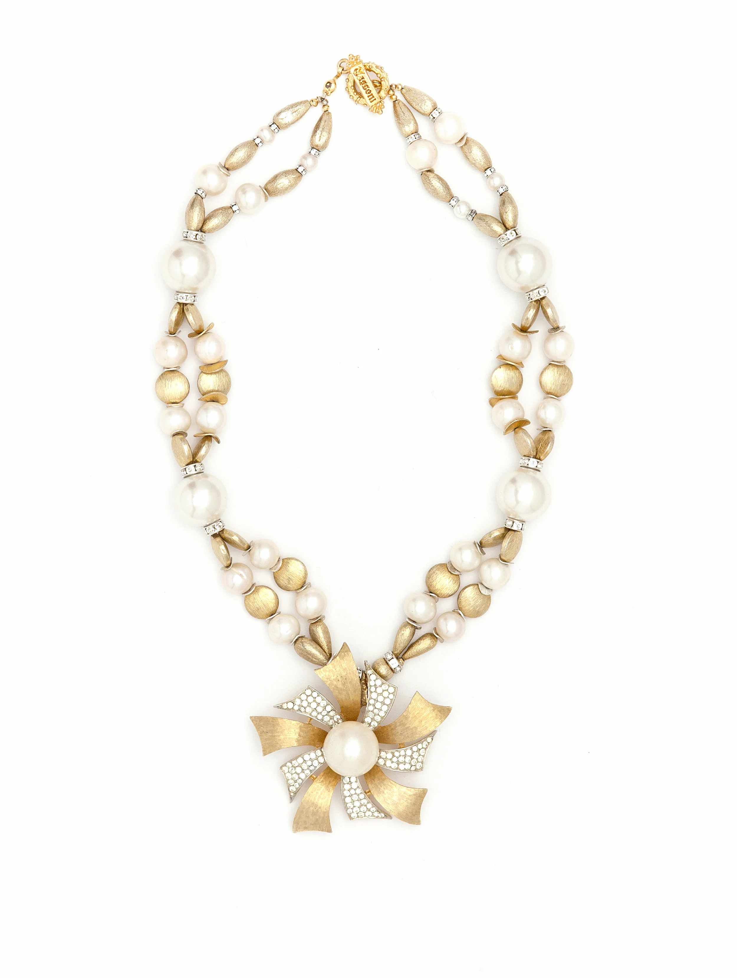 Pearled and Golden Fan Flower