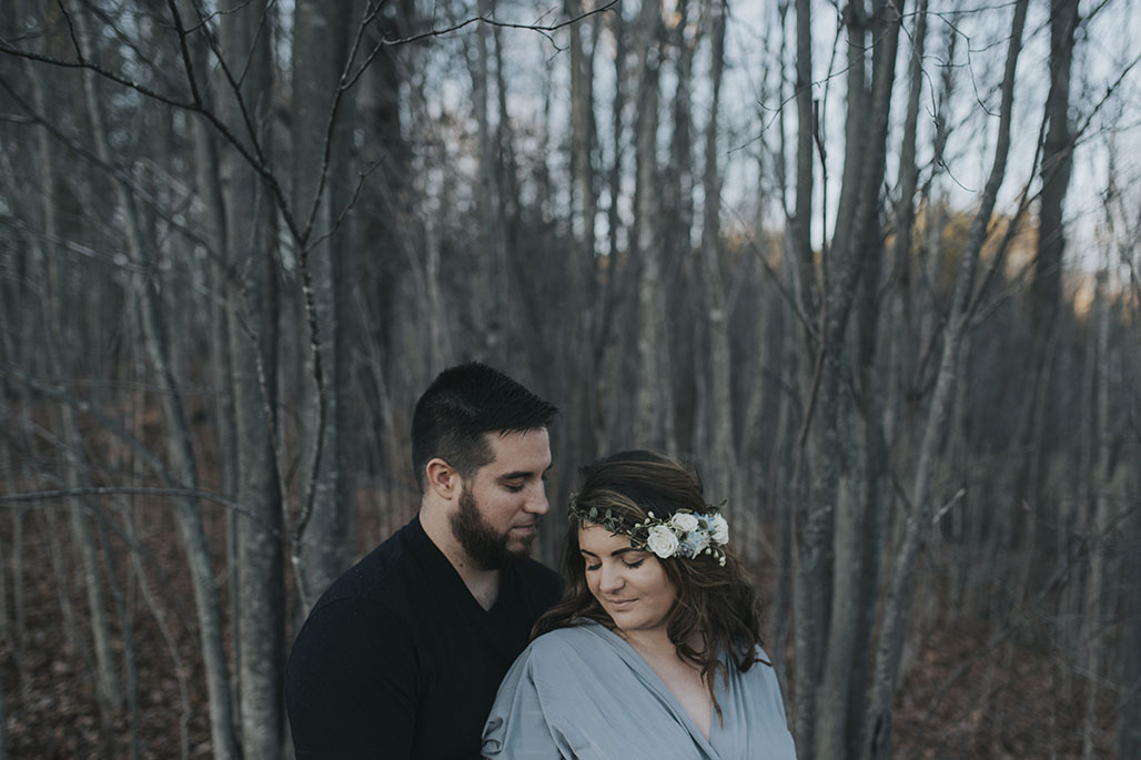 Vermont fall Engagement session
