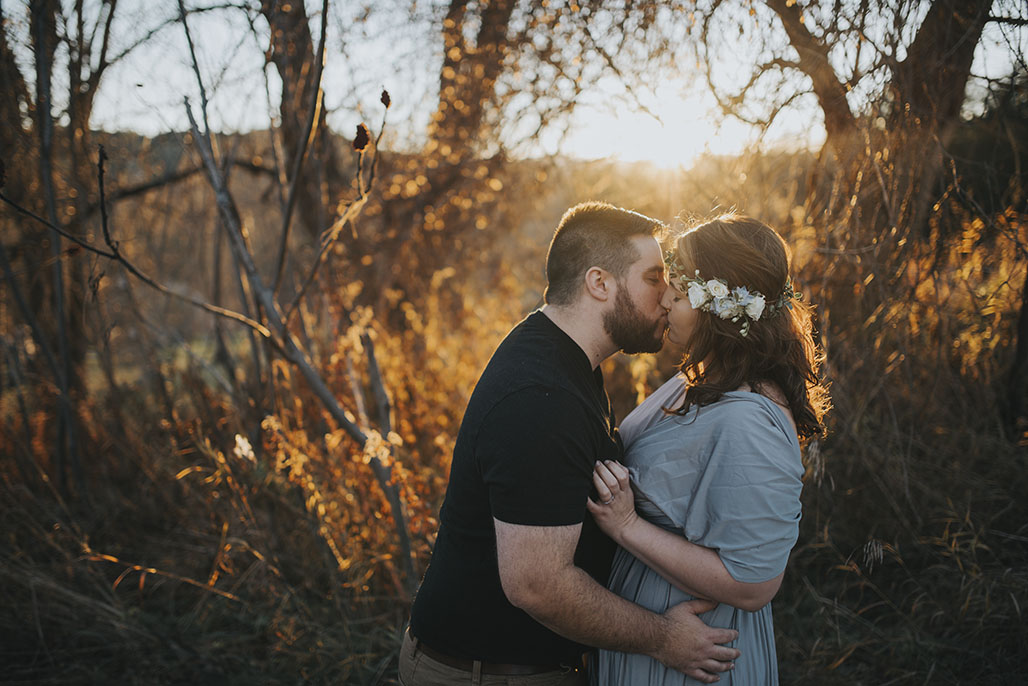 Vermont fall Engagement session