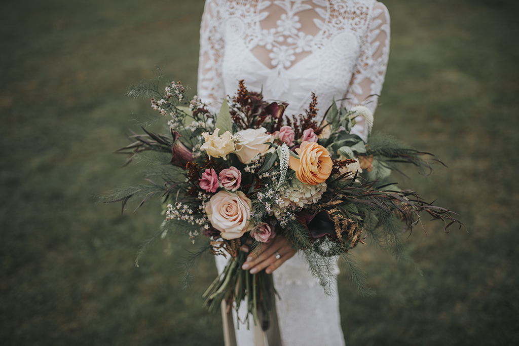 wedding flowers by Stitchdown Farm