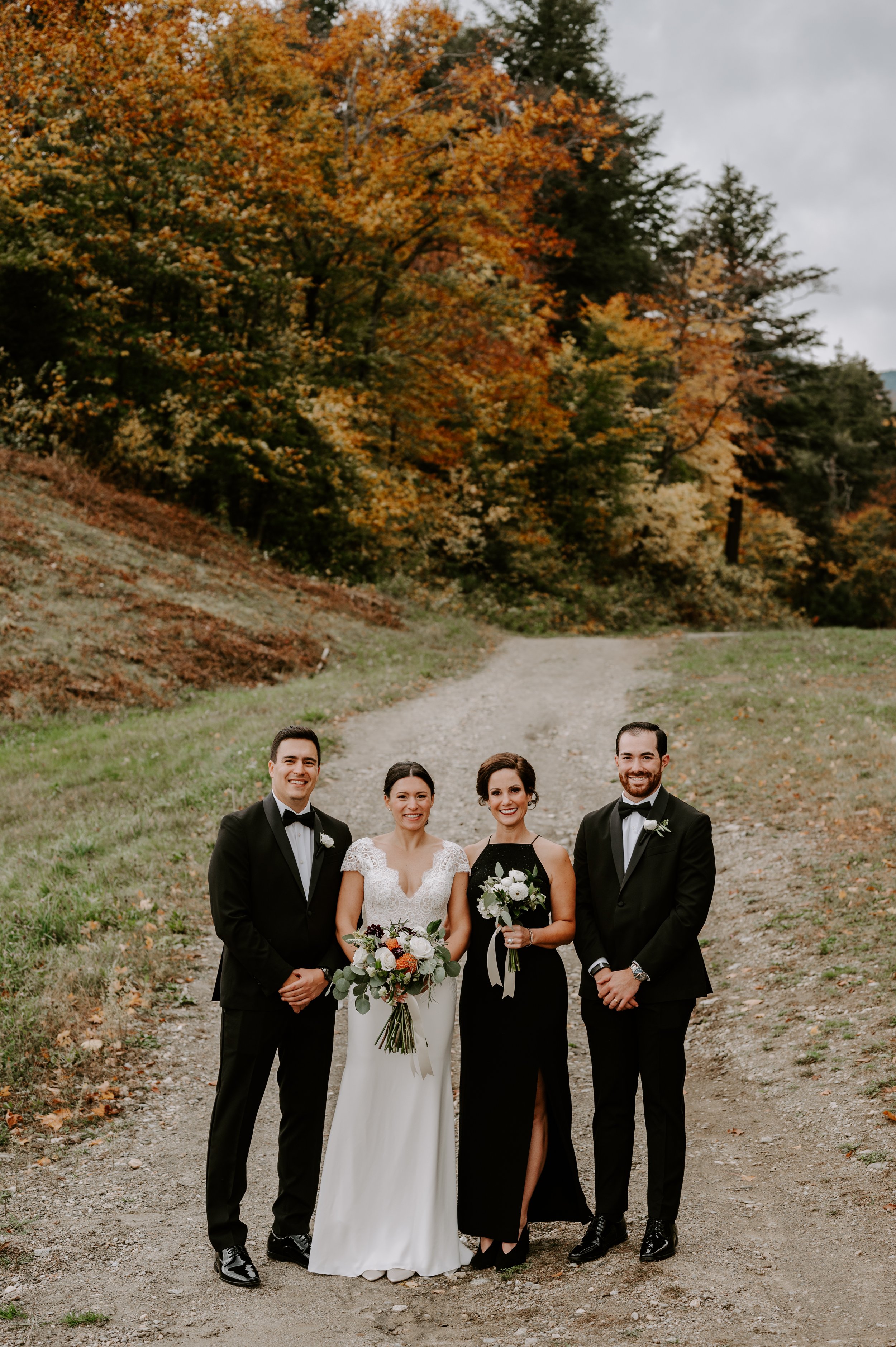 Vermont wedding photographer. Fall wedding at Sugarbush Vermont