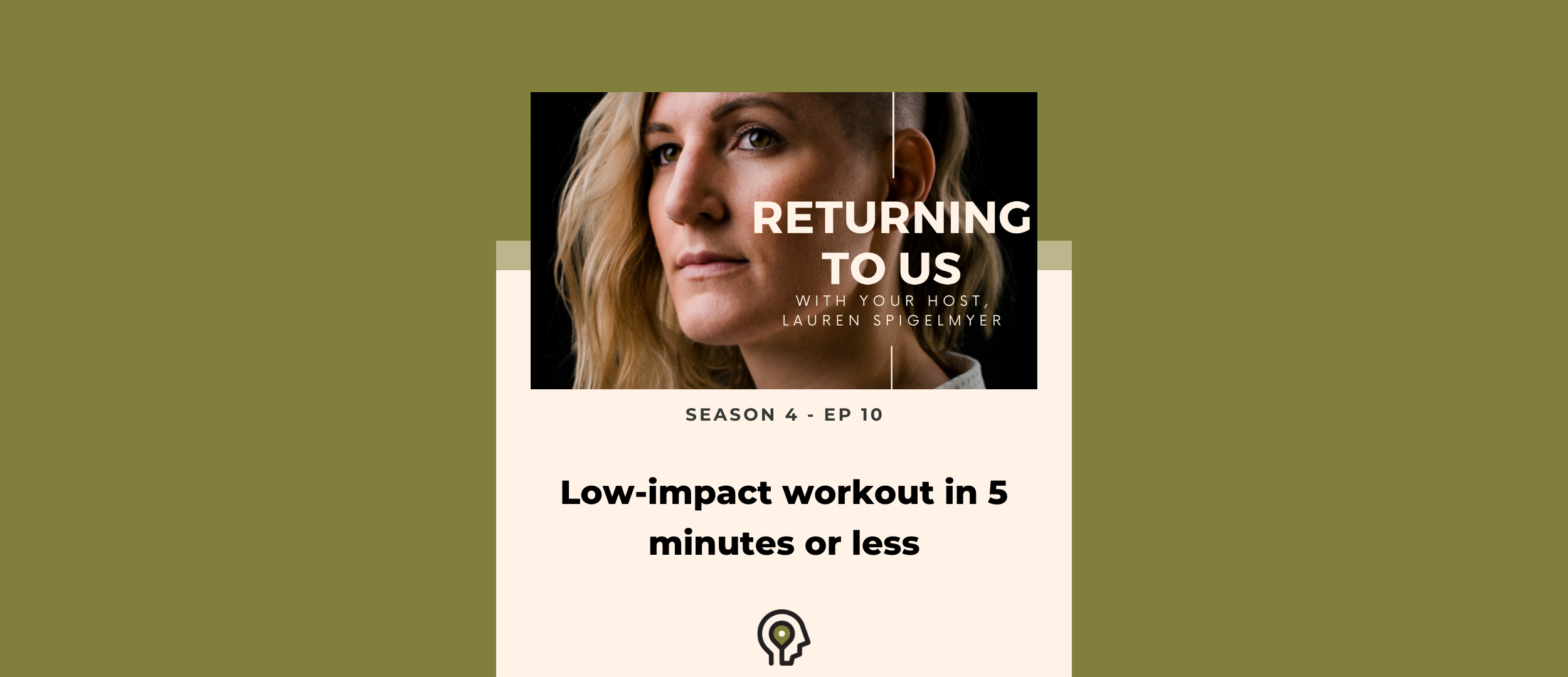 Low-Impact Workout in 5 Minutes or Less