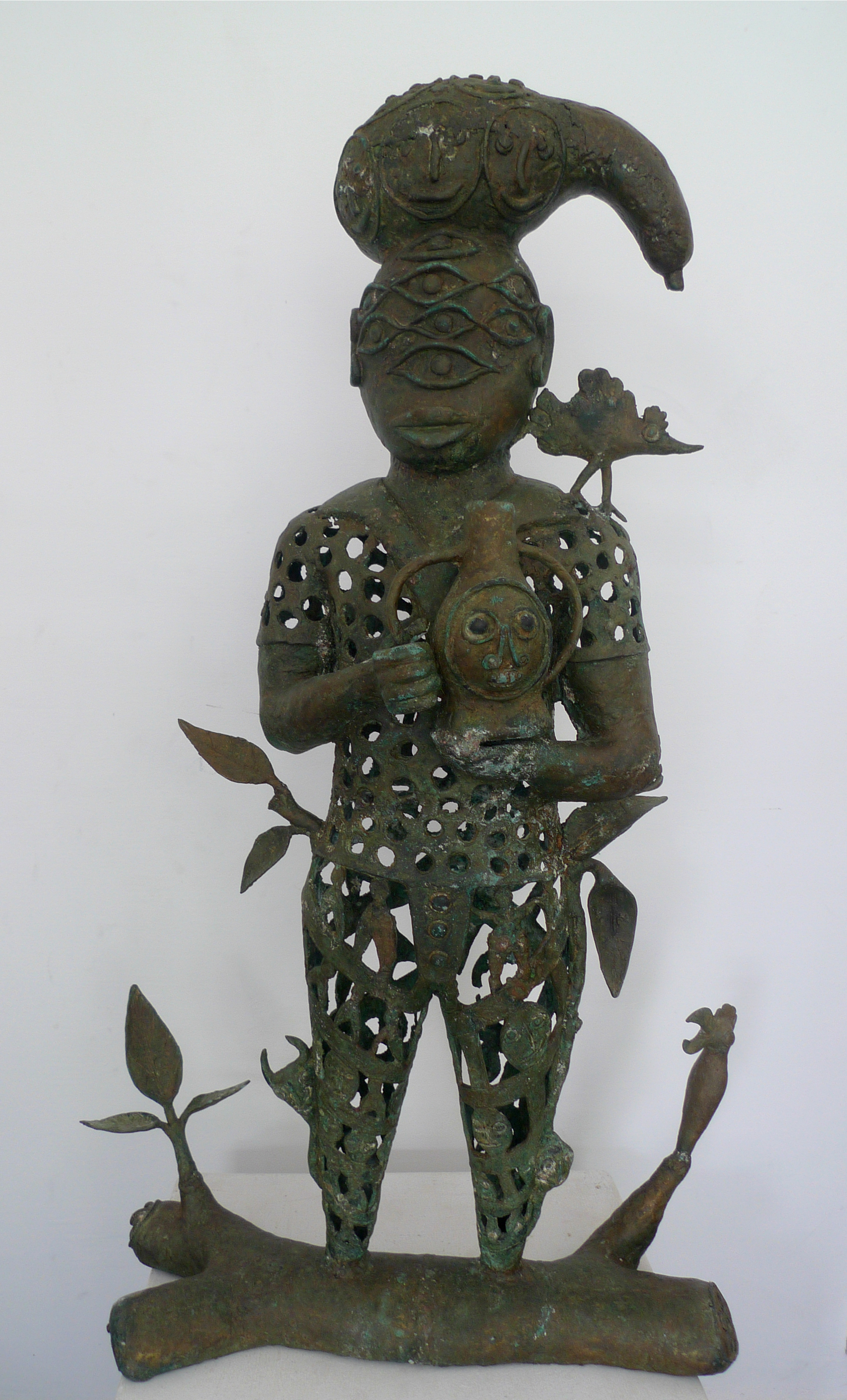 Le roi, 100cm x 64cm x 22cm, sculpture bronze, 2016