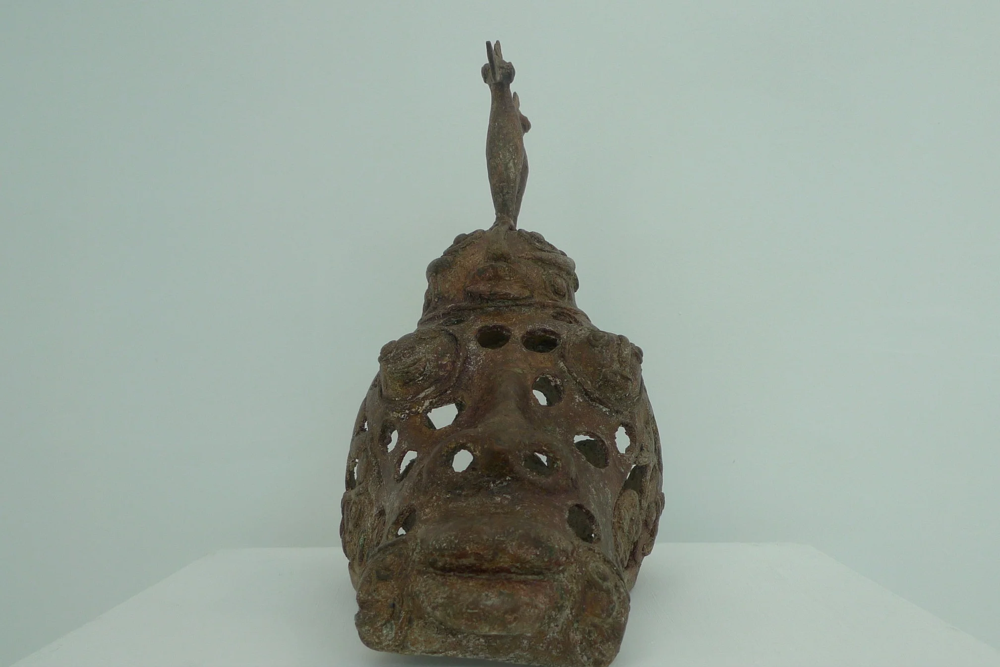 Histoire de têtes II, 30x40cm, Sculpture bronze, 2018
