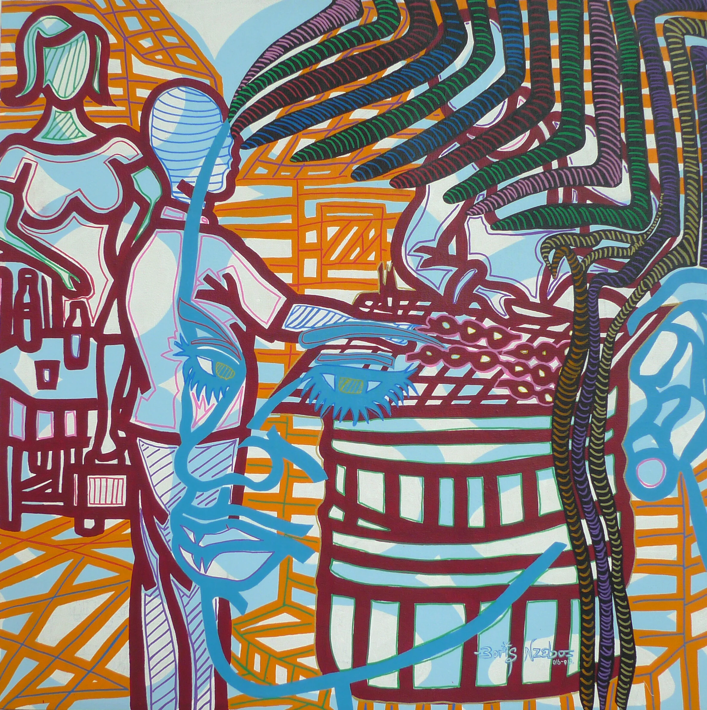 Mami gentille 100x100cm 2019.JPG