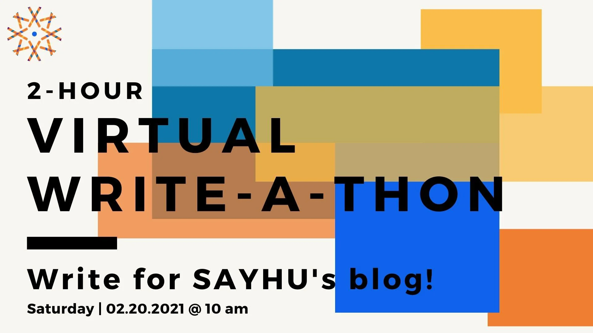SAYHU Write-A-Thon