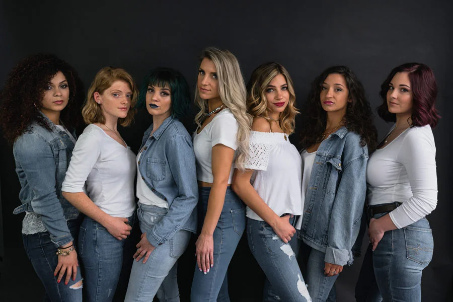 These are the models featured in TOMORROWS Salon’s Stylist Portfolio.