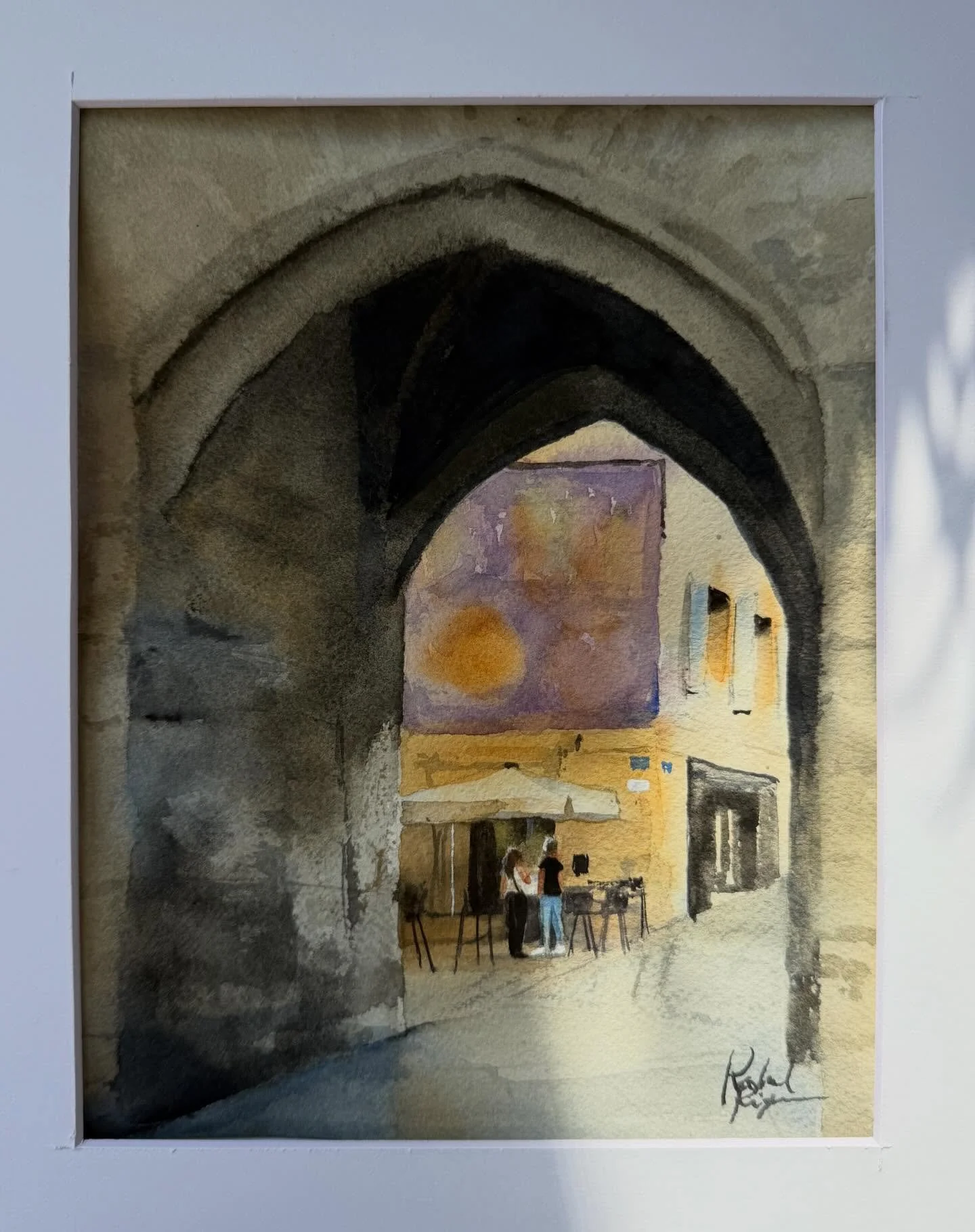 La d&eacute;cision, 7 x 9 in 

Missing the warm, golden evenings of Provence.

Available in my Etsy shop- link in bio.