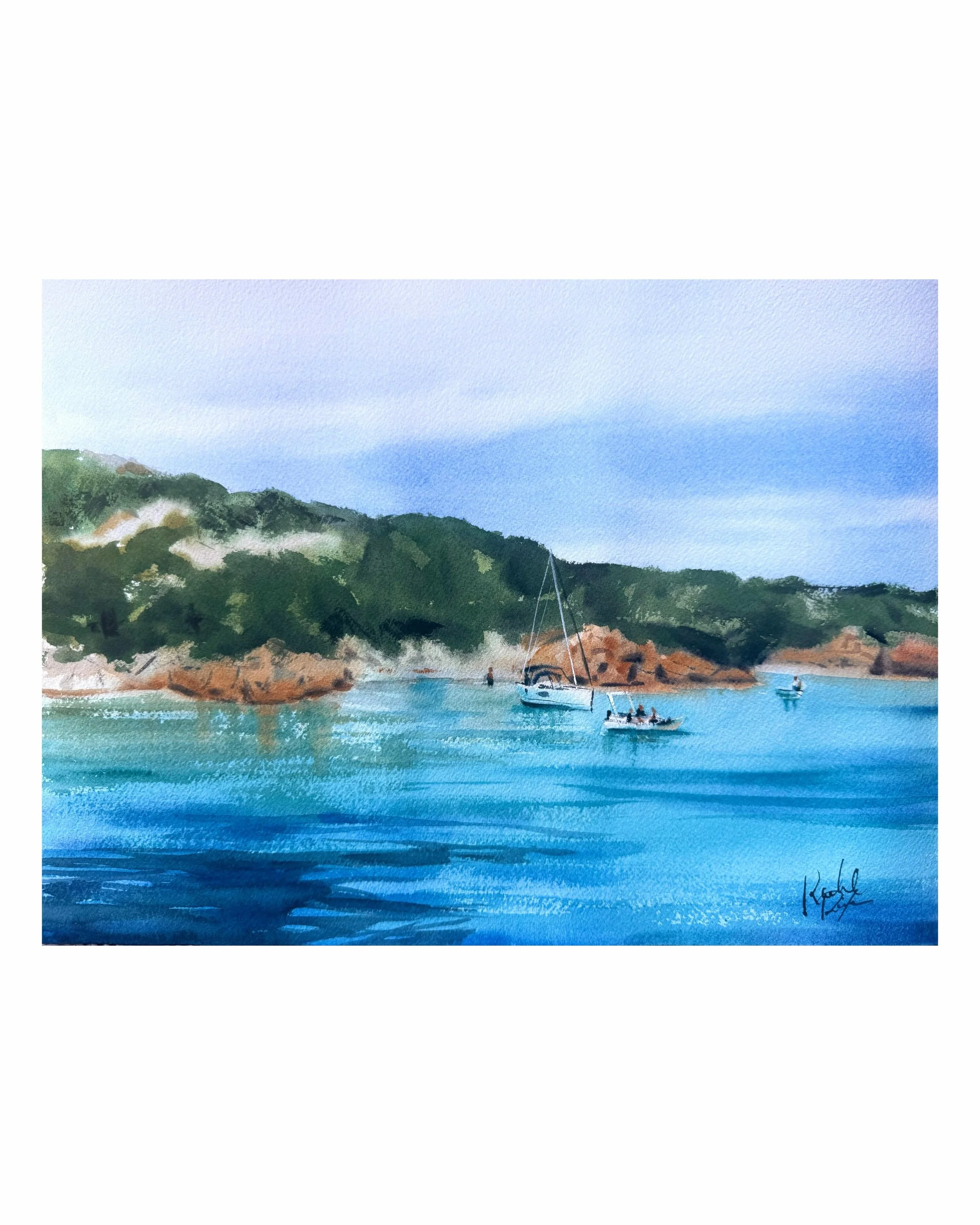 La Maddalena, 11 x 15

(The lighting in my studio is horrendous!)

#sardegna #sardinia