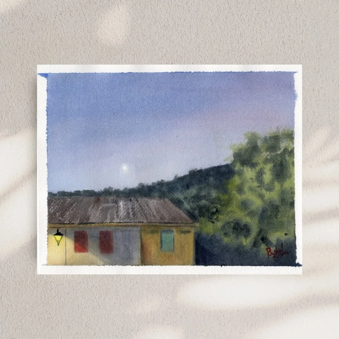 Fin de journée dans l’atelier (End of the day in the studio)