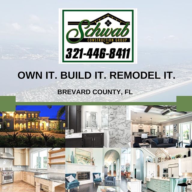 Own it. Build it. Remodel it. Call us for it! &ldquo;We build every home like it is our very own.&rdquo; 📍Brevard County, FL📱CALL (321)446-8411