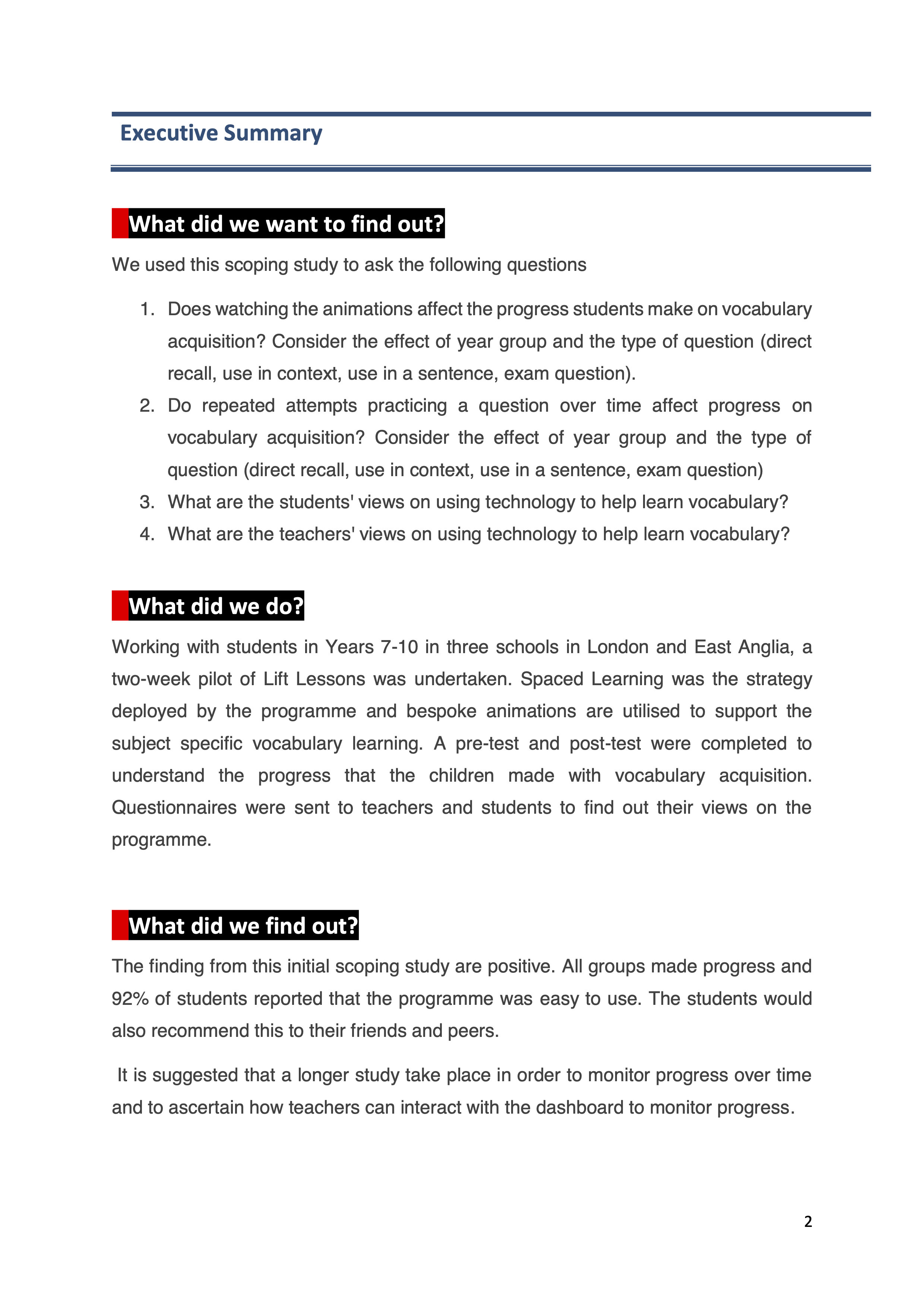 Lift Lessons + UCL Scoping Study Page 2 (Copy)