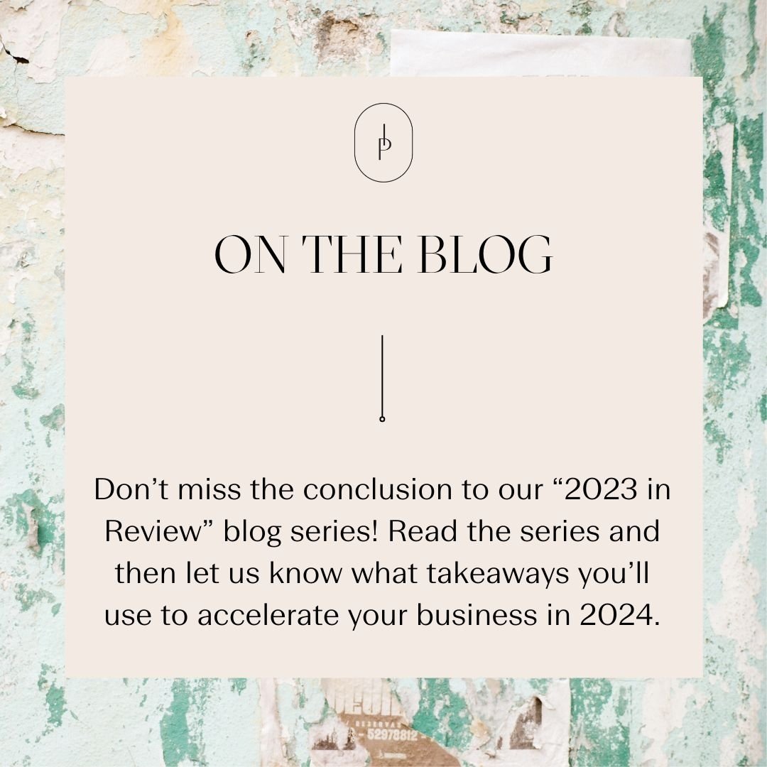 If you haven't read our &quot;2023 in Review&quot; blog series yet, now's the perfect time! All three installments are live and full of data and insights we think you'll find useful. You can find a link to our blog via our bio. Let us know your favor