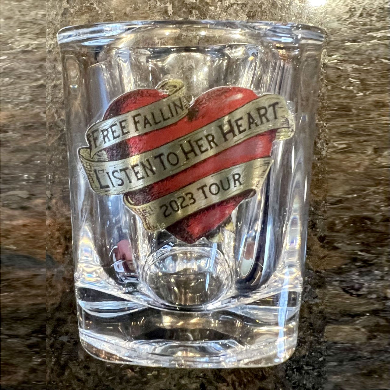 flor big shot lyrics shot glass sticker Pin for Sale by megan-l-smith