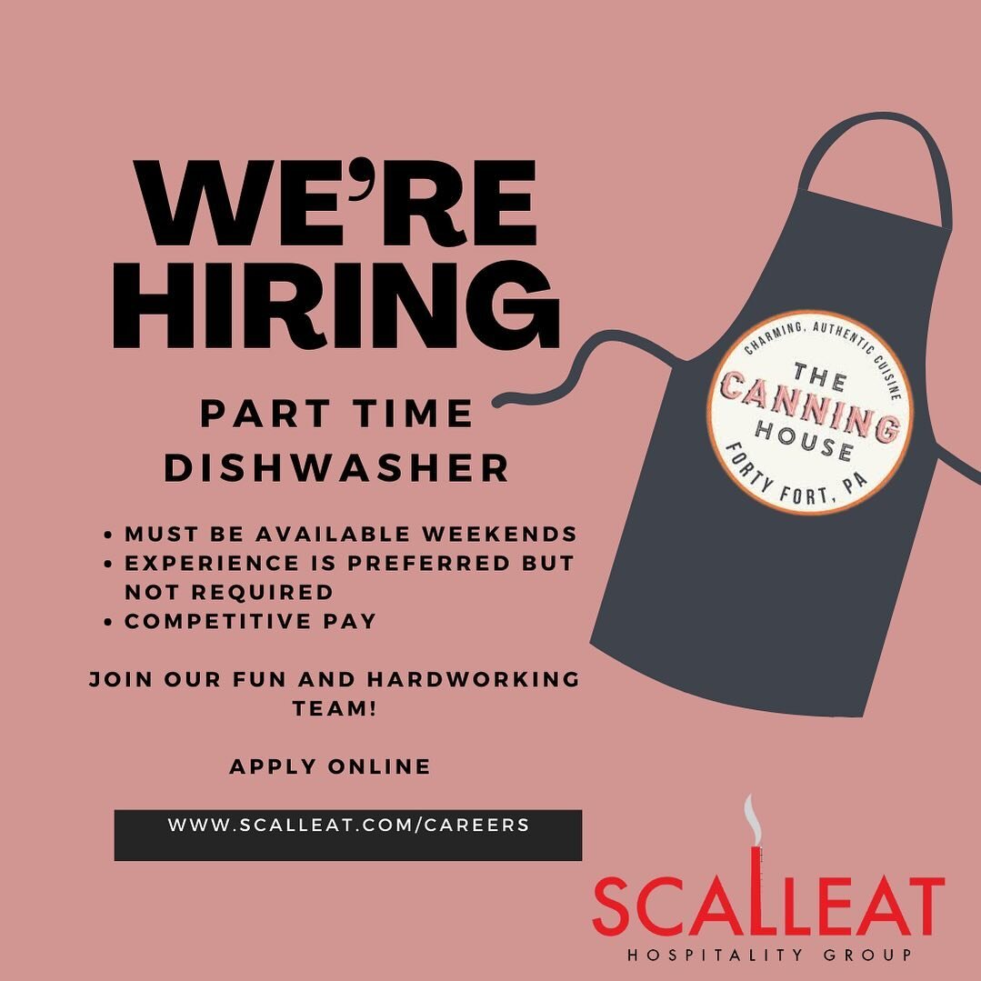 Join our team! We work hard around here but have so much fun, too!

🍴We can&rsquo;t wait to hear from you 🍽️!

Link in bio to apply online 🖥️ 🙏🏼